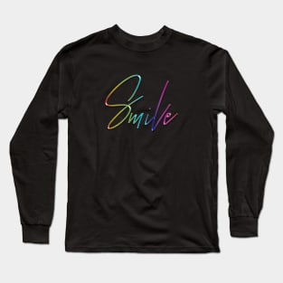 Smile Long Sleeve T-Shirt